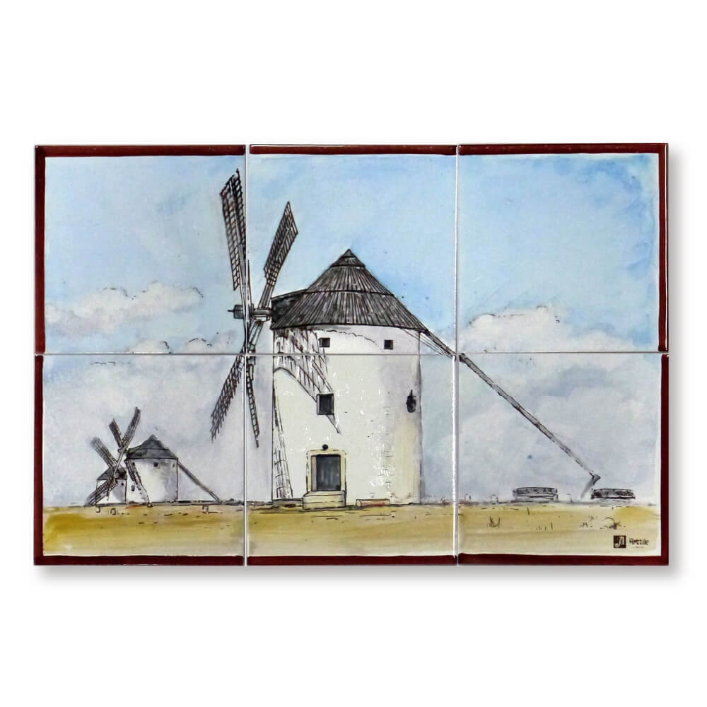 スペインタイル　風車